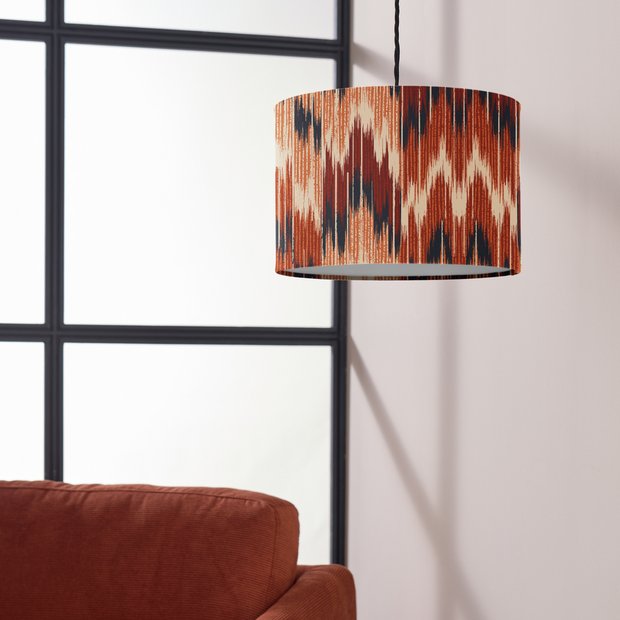 Habitat brushmark print lampshade 30cm (British brand)