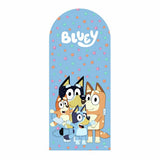 Star Cutouts Bluey Heeler Family cardboard cutout - British product