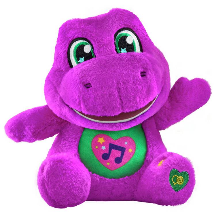 Fisher-Price Barney Sing Along plush toy 10.5 inches (British brand)