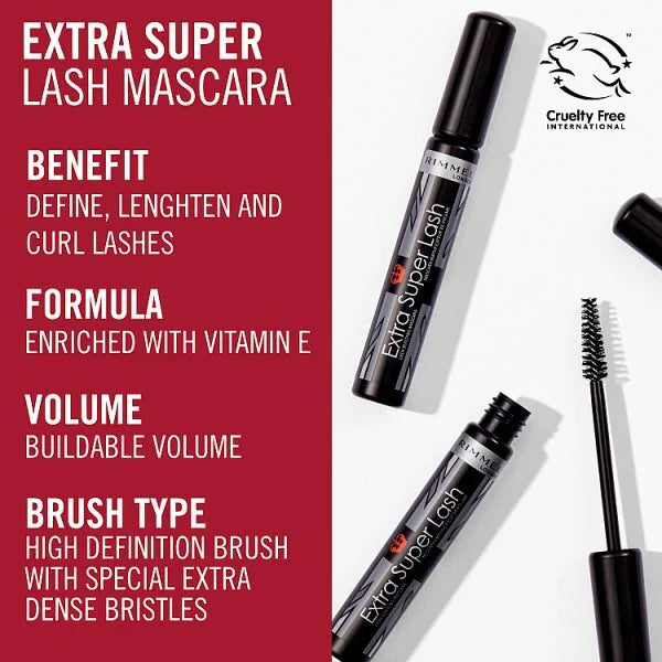 Rimmel Lash Mascara Black 101, imported from the UK