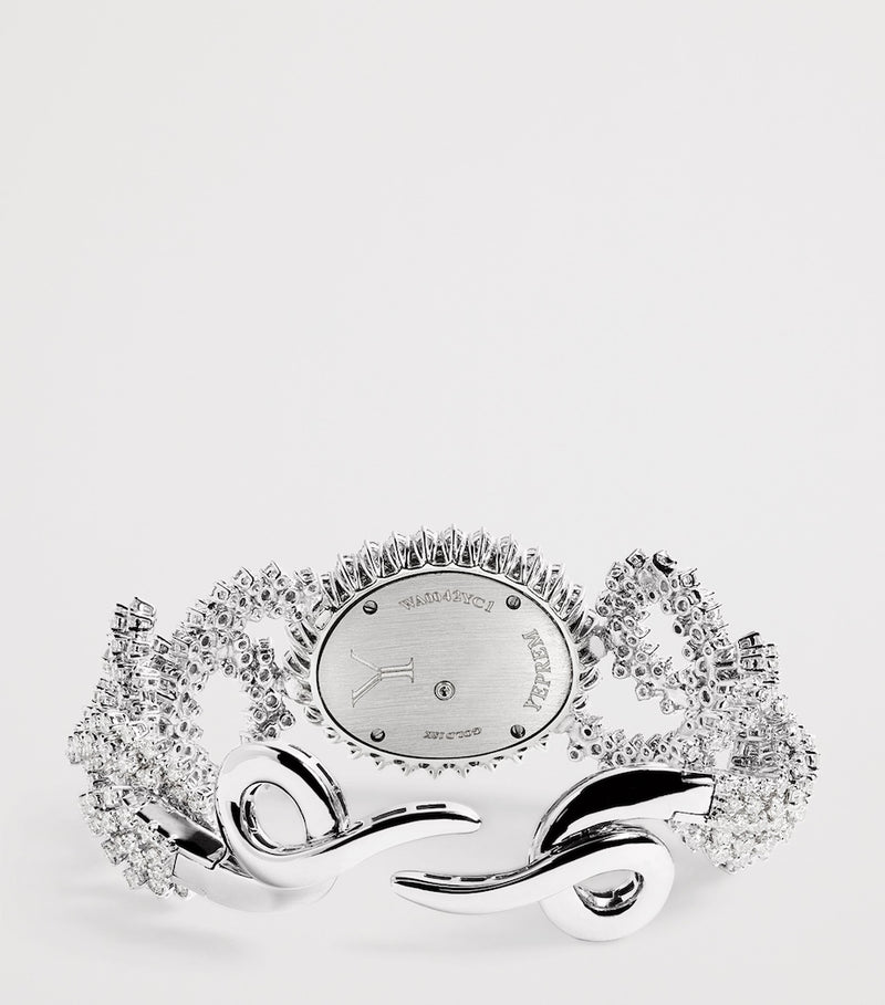 Yeprem white gold diamond Y-Memento watch - British product