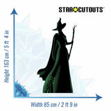 Star Cutouts Wicked Elphaba cardboard cutout 163cm (British brand)