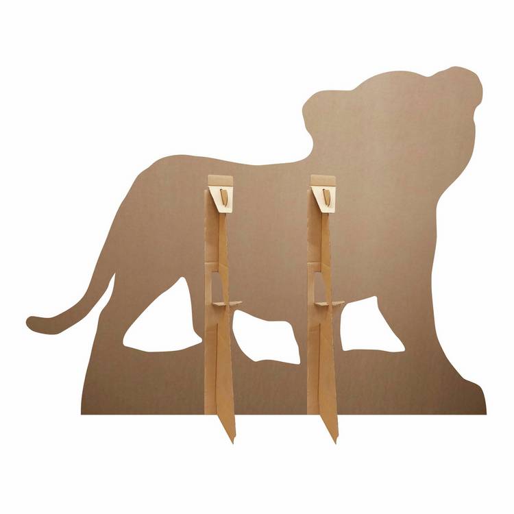 Star Cutouts Wicked lion cub cardboard cutout, imported from the UK