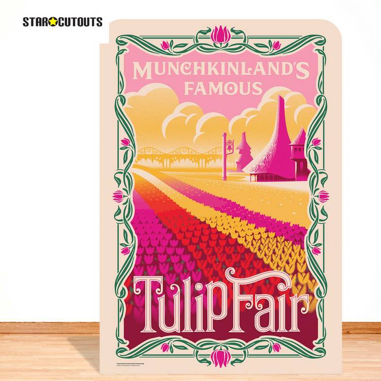 Star Cutouts Wicked Munchkinland cardboard cutout, UK version