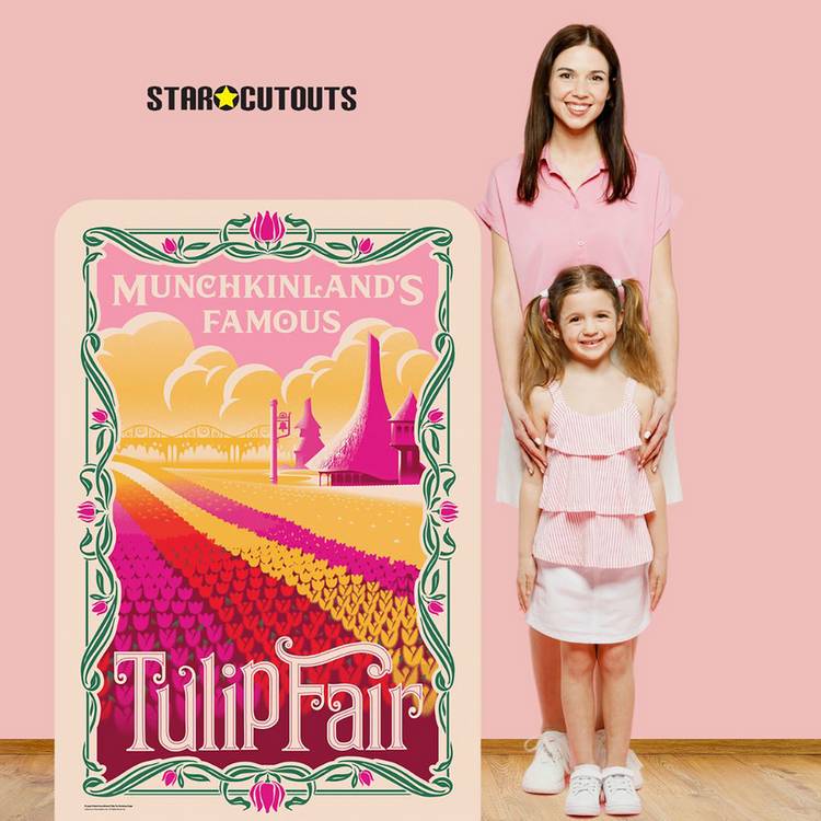 Star Cutouts Wicked Munchkinland cardboard cutout, UK version