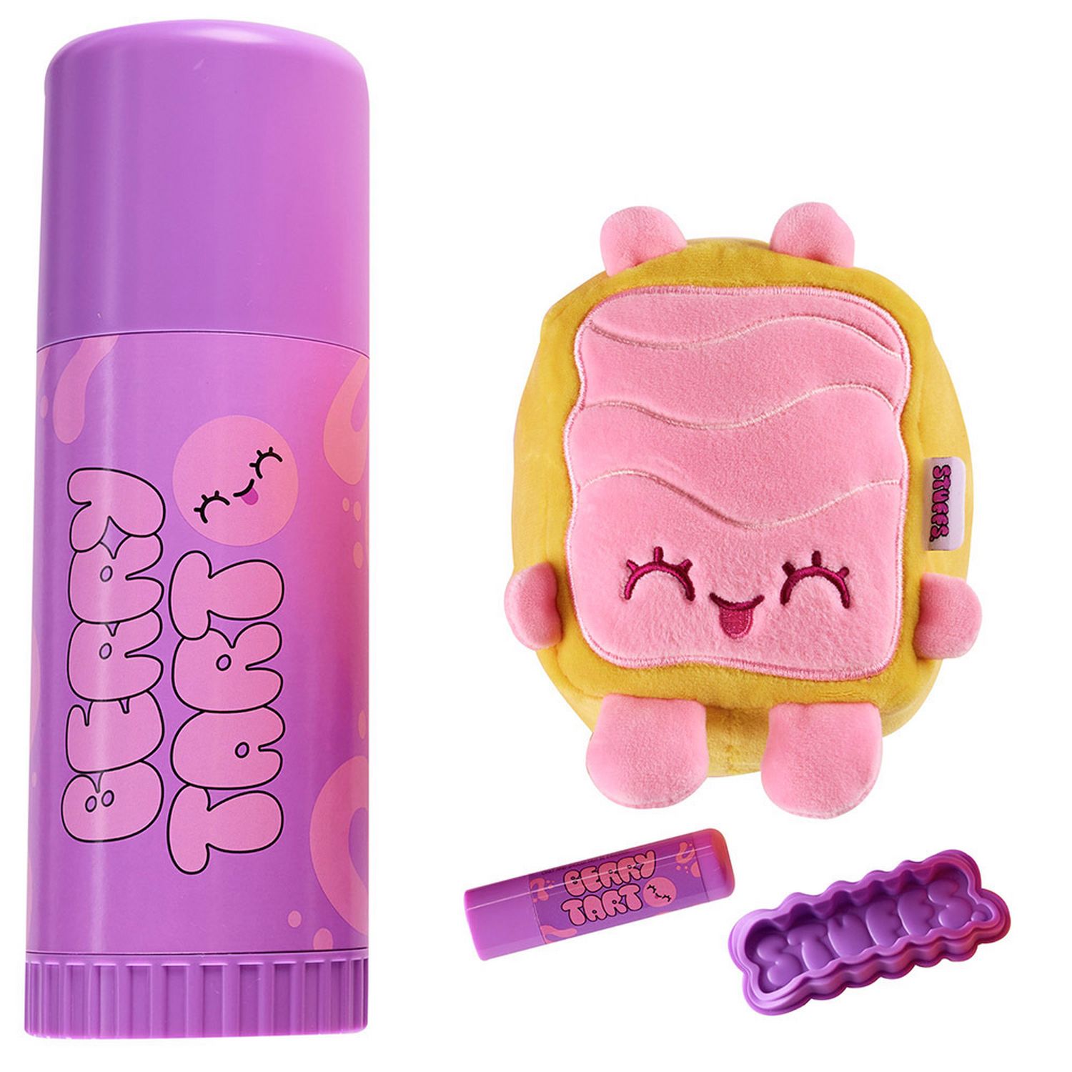 Stuffs Self Care collectable toy surprise plushie lip balm (British brand)