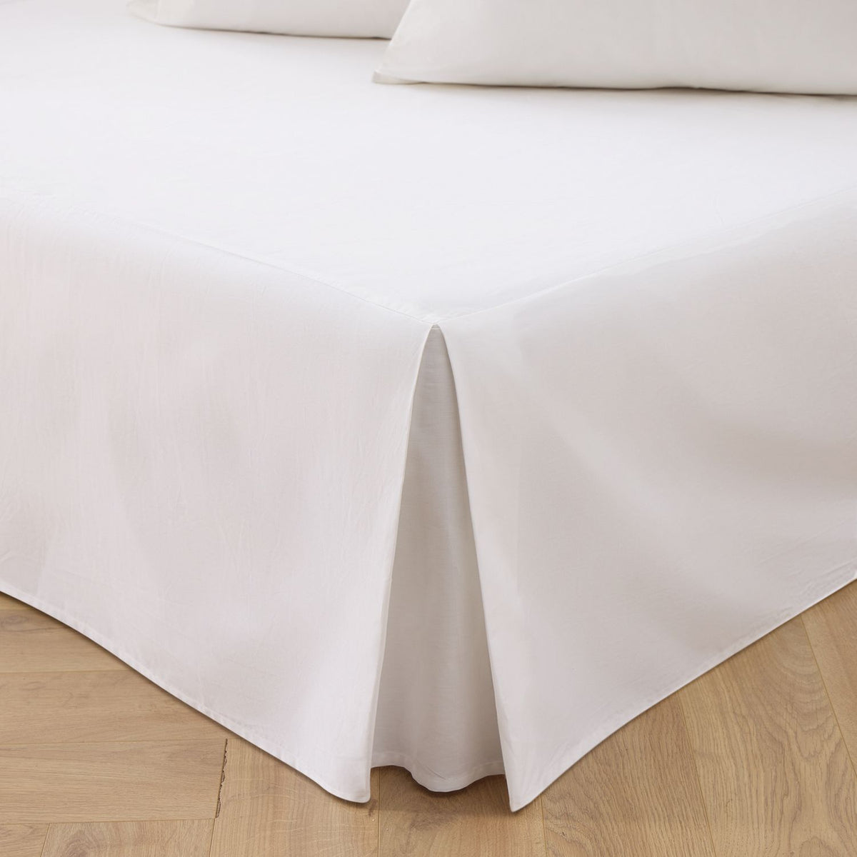 Habitat Easycare Plain White Valance - Small double