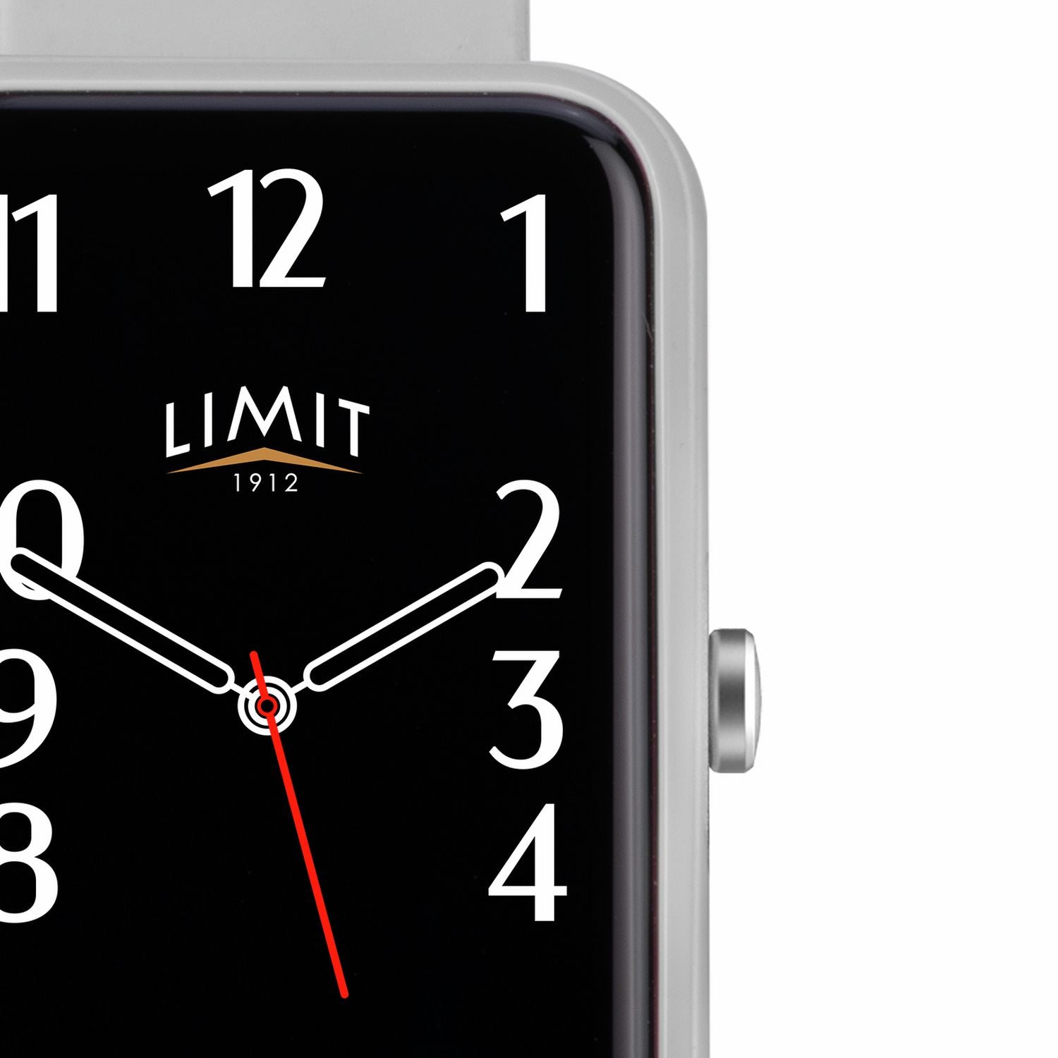 Limit men's grey silicone strap calling smartwatch, imported from the UK