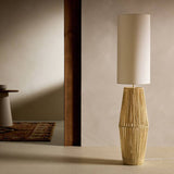 Argos Home rope floor lamp white and natural, imported from the UK