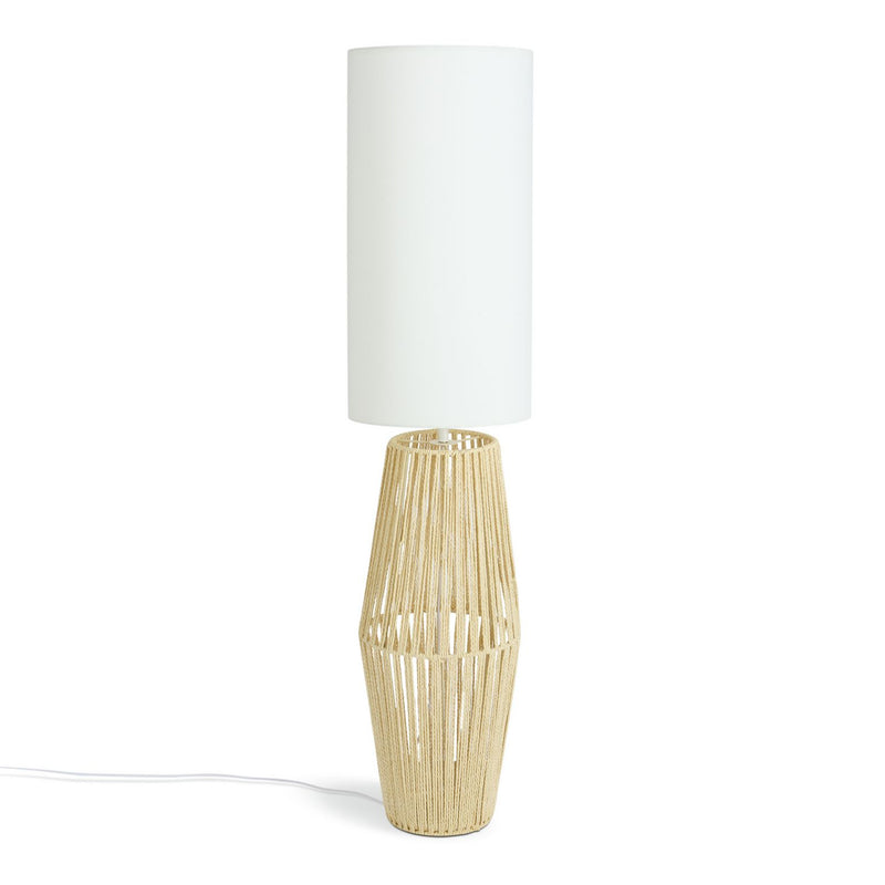 Argos Home rope floor lamp white and natural, imported from the UK