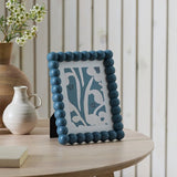 Habitat blue bobble picture frame 5x7 (British brand)