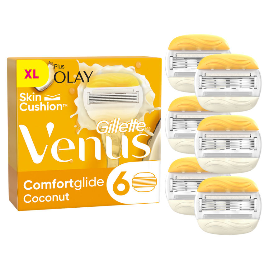 Venus Comfortglide Coconut plus Olay Razor Blades GOODS ASDA   