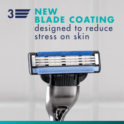 Gillette Mach3 Razor Refills 4-pack, imported from the UK