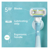Gillette Venus Extra Smooth Women's Razor with 1 refill cartridge, imported from the UK