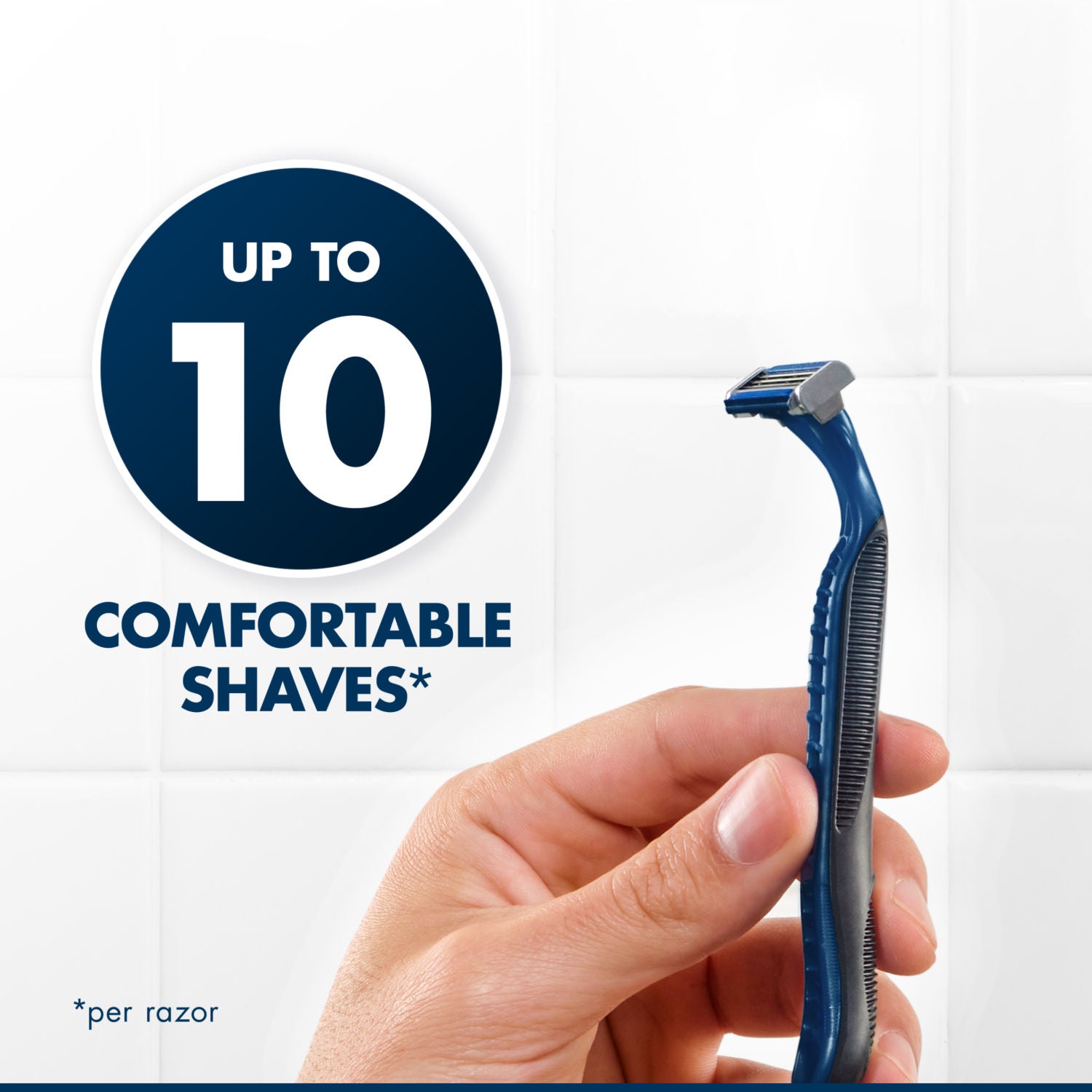 Gillette Blue3 disposable razors pack of 8, UK version