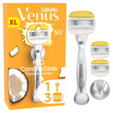 Venus Comfortglide Olay Razor for Women and 3 Razor Blades Refills