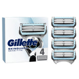 Gillette SkinGuard Sensitive Razor Blades For Men 4 Refills GOODS ASDA   