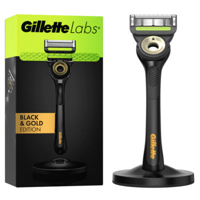 Gillette Labs exfoliating bar men's razor with magnetic stand (British brand)