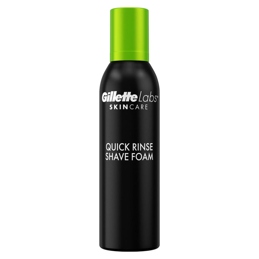 Gillette Labs Quick Rinse Shaving Foam for Men GOODS ASDA   