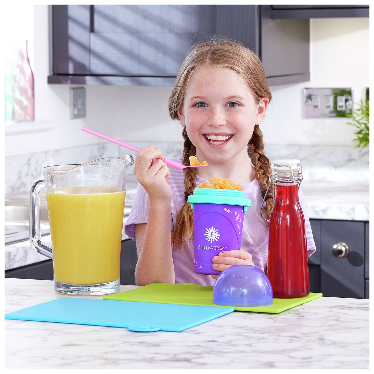 ChillFactor slushy maker purple (British brand)