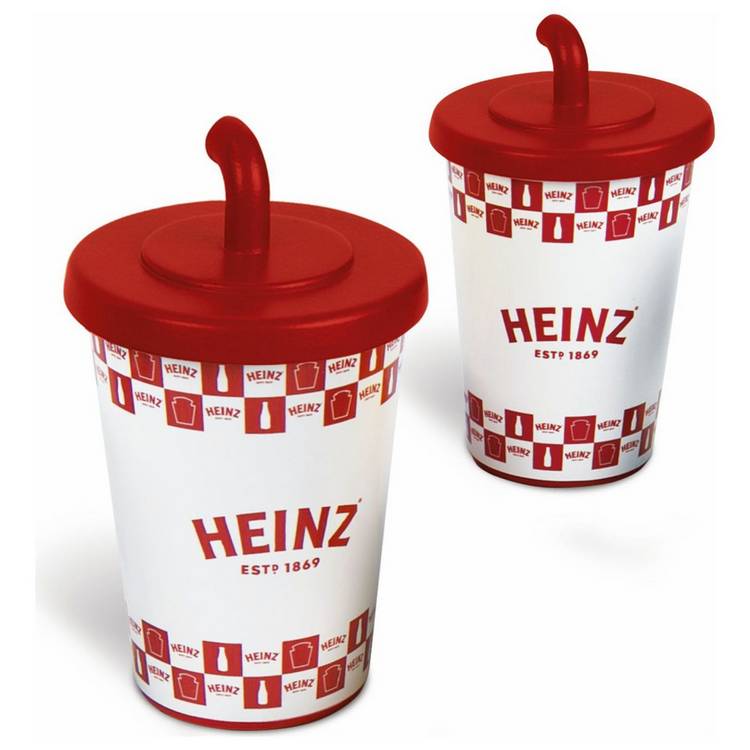 Heinz toy fast food dinner play set with burger and hot dog (British brand)