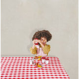 Heinz toy fast food dinner play set with burger and hot dog (British brand)