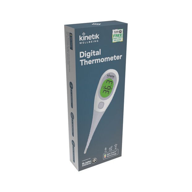 Kinetik Wellbeing digital thermometer - British product