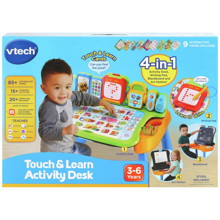 VTech Touch and Learn Desk educational toy for ages 3-6 - British product