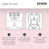 Kinetik Wellbeing precision pain reliever TENS device, UK version