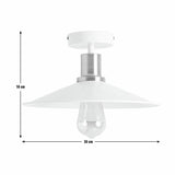 Argos Home Pixie white metal ceiling light 30cm, imported from the UK