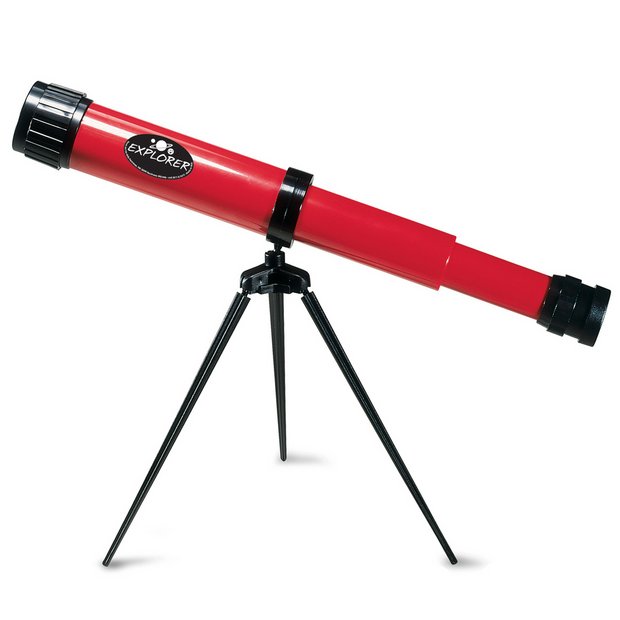 Navir Explorer Telescope red with tripod and eyepieces - British product