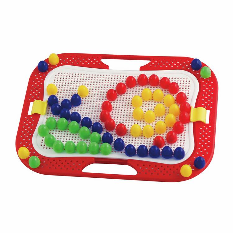 Quercetti Fantacolor Design peg art set with 100 pegs, imported from the UK