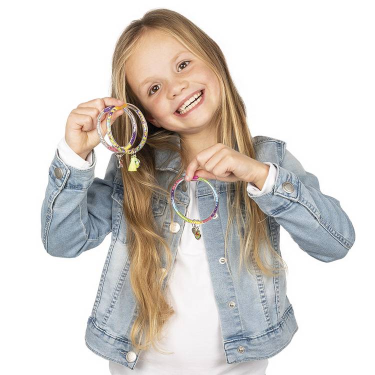 Totum Glitter Tube Bracelets craft set, UK version