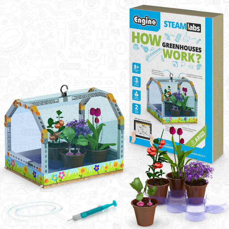 Engino greenhouse model kit (British brand)