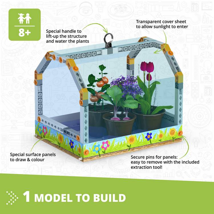 Engino greenhouse model kit (British brand)