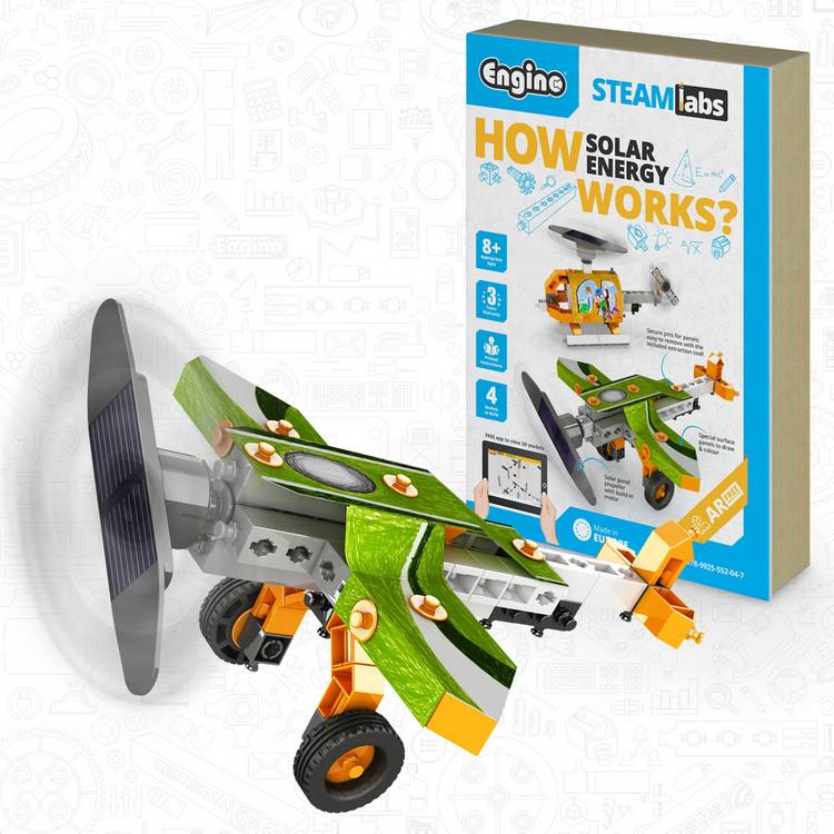 Engino How Solar Energy Works educational kit, imported from the UK