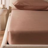Habitat Egyptian Cotton 400 TC Mocha Fitted Sheet- King size