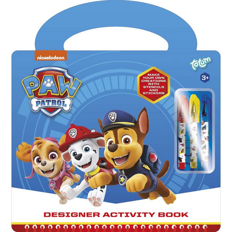 Paw Patrol Designer activity book (British brand)