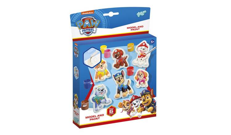 Totum Paw Patrol model figures paint craft kit, imported from the UK