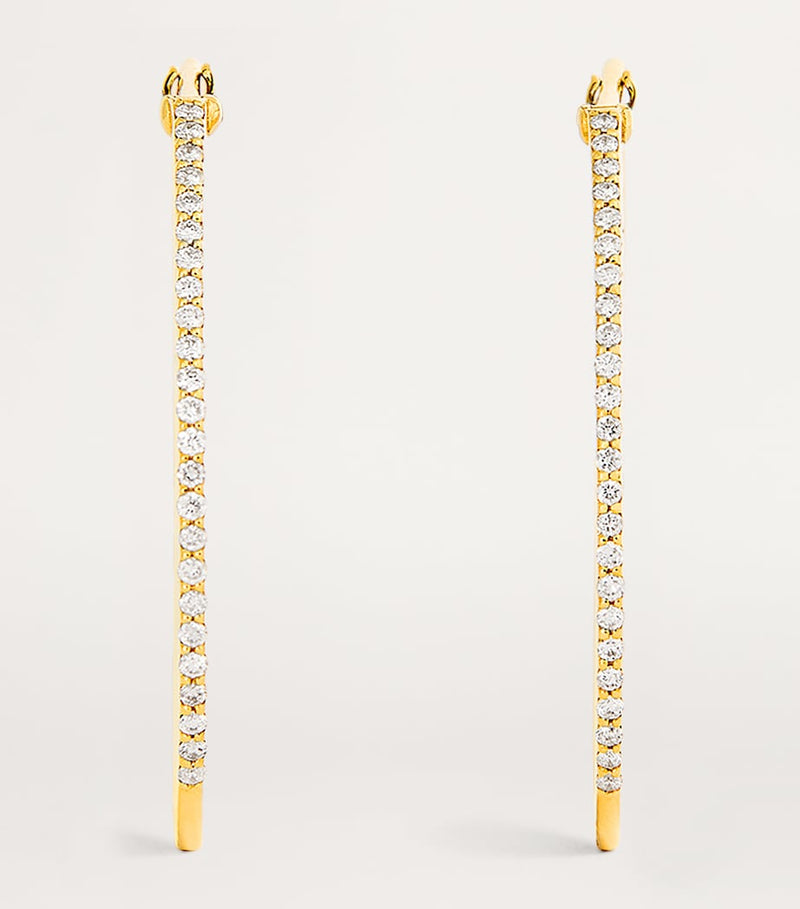 L'Atelier Nawbar Cosmic Rays earrings in 18kt yellow gold - British product