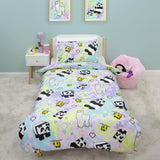 Minecraft pastel kids bedding single duvet and pillowcase (British brand)