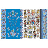 Totum Paw Patrol scratchbook with scratch tool and stencil (British brand)