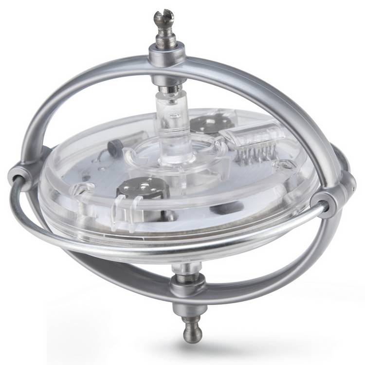 Navir UFO gyroscope blue with LED lights, imported from the UK