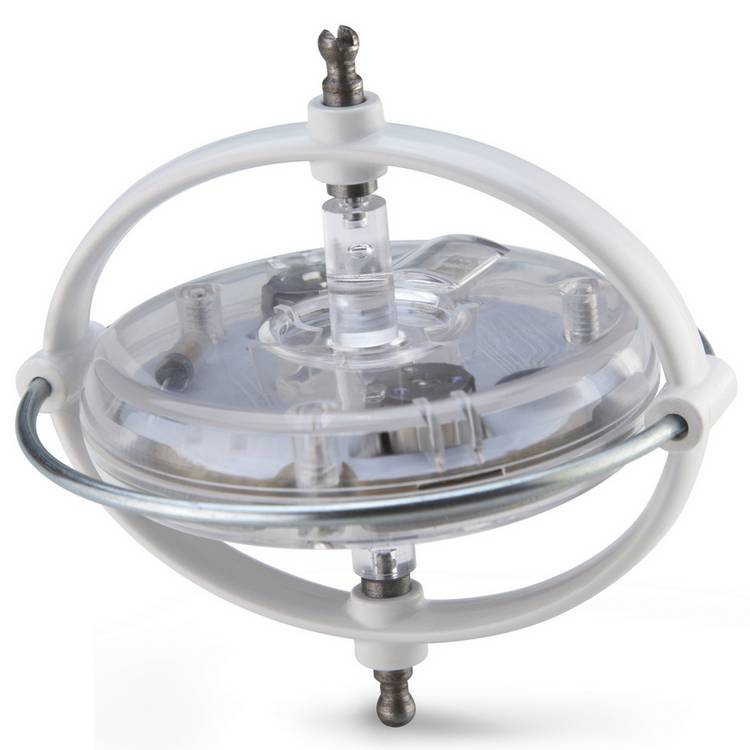 Navir UFO gyroscope blue with LED lights, imported from the UK