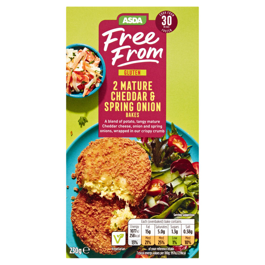 ASDA Free From Cheese & Spring Onion Bakes GOODS ASDA   