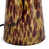 Habitat tortoise shell table lamp brown, imported from the UK