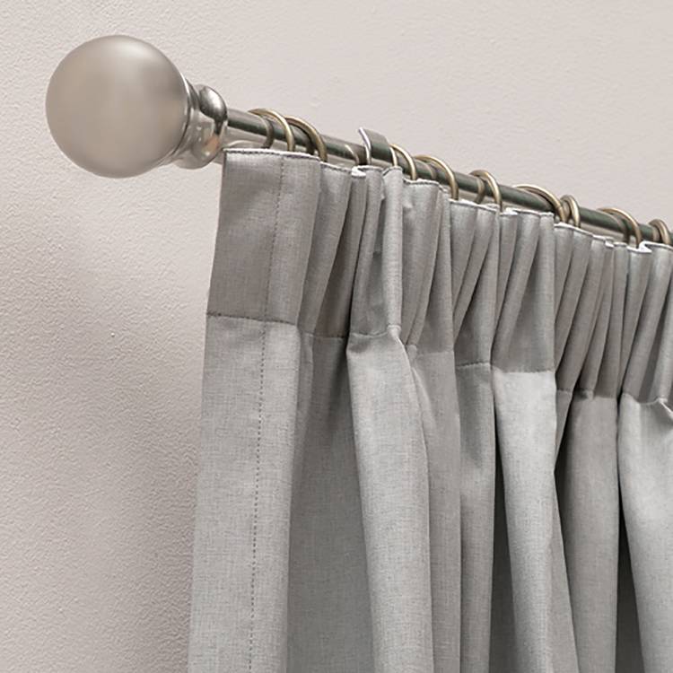 Habitat blackout pencil pleat curtains dove grey 117x137cm (British brand)
