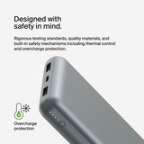Belkin power bank space grey 20000mAh - British product