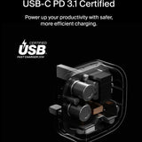 Belkin 20W USB-C wall charger with cable white - British product