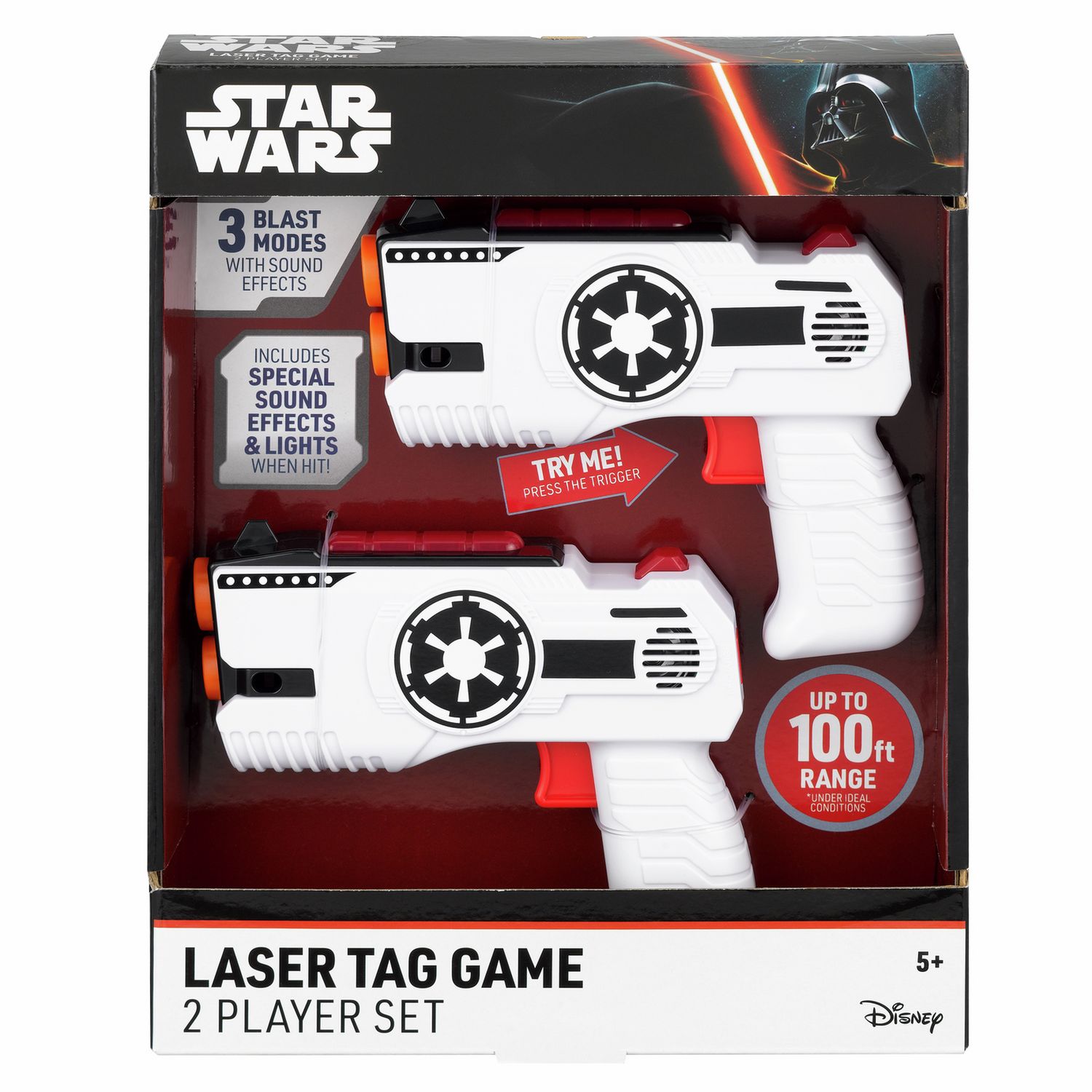 Star Wars laser tag blasters set, UK version